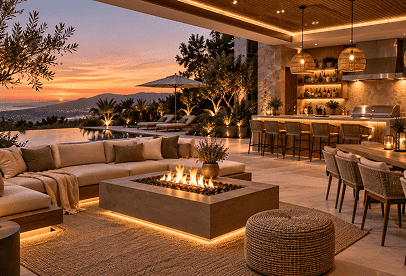 Outdoor Seating & Entertainment Areas